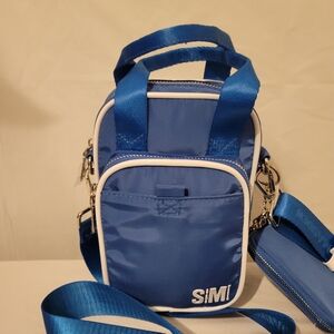 STEVE MADDEN jade nylon blue crossbody bag